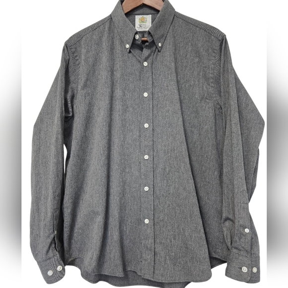 Marc Ecko Cut & Sew Shirt Long Sleeve Button Up Gray Mens Size XXL - Picture 6 of 6